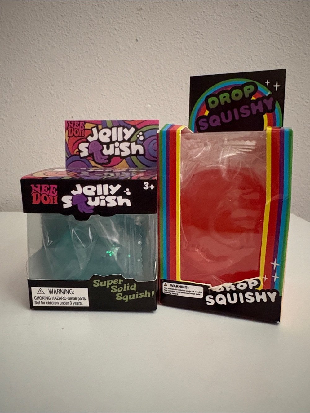 Bundle of Needoh Jelly Squish + Drop Squishy is off brand
